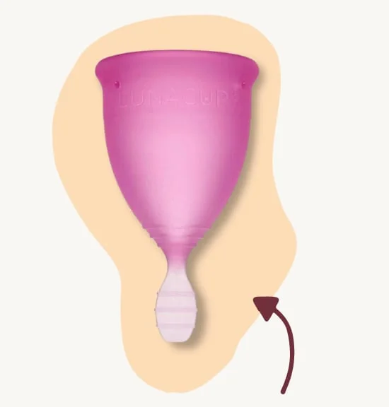 Himbeerfarbene Menstruationstasse LUNACUP