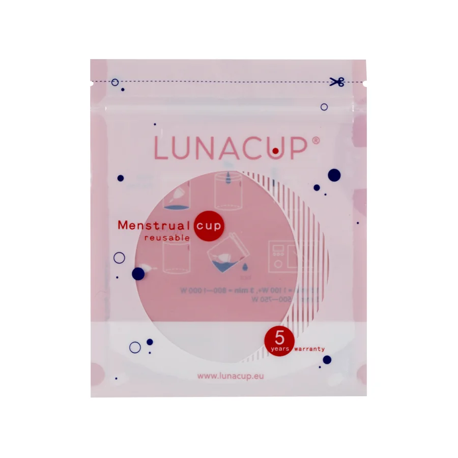 Sterilisationsbeutel für eine Menstruationstasse