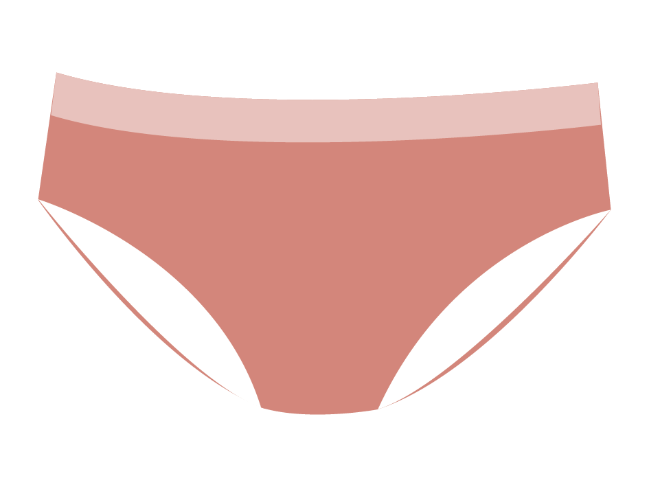 Pokyny - ikona menštruačných nohavičiek