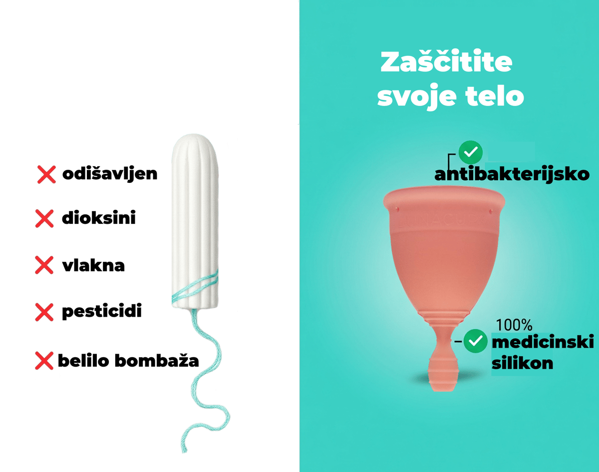 Skodelica x tampon